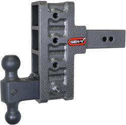 Gen Y Hitch - Mega Duty 2.5 Inch Offset Shank 3 Inch Rise, 6 Inch Drop 3K TW 21K Hitch & GH-061 Dual-Ball Gen Y Hitch - Image 1