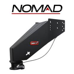 Nomad Static Fifth Wheel to Gooseneck 2 5/16 Inch Coupler 6.5K TW 30K Overall Towing Texture Black Fits 1621, 1116, & 1716 Frames Gen Y Hitch