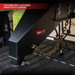 Gen Y Hitch - Nomad Static Fifth Wheel to Gooseneck 2 5/16 Inch Coupler 6.5K TW 30K Overall Towing Texture Black Fits 1621, 1116, & 1716 Frames Gen Y Hitch - Image 4