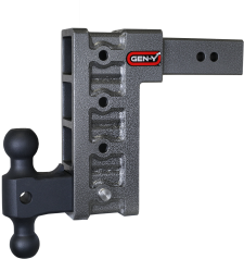 Mega Duty 2.5 Inch Shank 9 Inch Drop 3K TW 21K Hitch & GH-061 Dual-Ball Gen Y Hitch