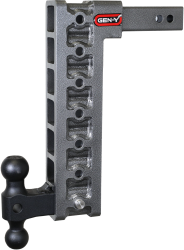 Mega Duty 2 Inch Shank 15 Inch Drop 2K TW 16K Hitch & GH-051 Dual-Ball & GH-0100 Stabilizer Kit Gen Y Hitch