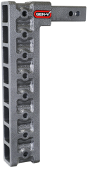 Mega Duty 2 Inch Shank 17.5 Inch Drop 2K TW 16K Hitch & GH-0100 Stabilizer Kit Gen Y Hitch