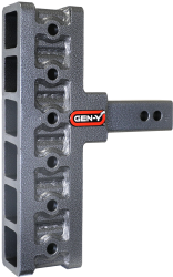 Mega Duty 2 Inch Offset Shank 5 Inch Rise ,7.5 Inch Drop 1.5K TW 10K Hitch Only Gen Y Hitch