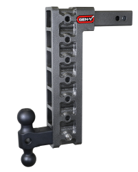 Mega Duty 2 Inch Shank 15 Inch Drop 1.5K TW 10K Hitch & GH-031 Dual-Ball (Stabilizer Kit Recommended:GH-0100) Gen Y Hitch