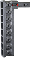 Mega Duty 2 Inch Shank 17.5 Inch Drop 1.5K TW 10K Hitch & GH-0100 Stabilizer Kit Gen Y Hitch