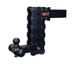 Gen Y Hitch - Phantom X 2.5 Inch Solid Shank 10 Inch Drop 1.6K TW 16K Hitch & GH-052 Tri-Ball Mount Gen Y Hitch - Image 4