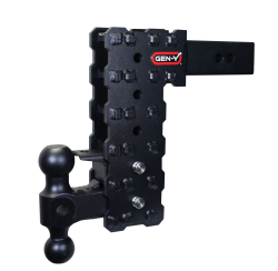 Gen Y Hitch - Phantom X 2.5 Inch Solid Shank 10 Inch Drop 1.6K TW 16K Hitch & GH-051 Dual-Ball & GH-032 Pintle Lock Gen Y Hitch - Image 4