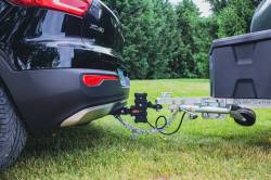 Phantom X 2.5 Inch Solid Shank 5 Inch Drop 1.6K TW 16K Hitch & GH-051 Dual-Ball & GH-032 Pintle Lock Gen Y Hitch