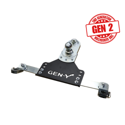 Gen Y Hitch - Main Assy GoosePuck GEN II 5 Inch Offset 25K Overall Towing With Safety Chain Anchors Incorporated GM 2018-19 Short & Long Bed Gen Y Hitch - Image 2