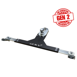 Gen Y Hitch - Main Assy GoosePuck GEN II 5 Inch Offset 25K Overall Towing With Safety Chain Anchors Incorporated Dodge RAM Gen Y Hitch - Image 4