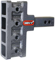 Mega Duty 2 Inch Offset Shank 2.5 Rise, 5 Inch Drop 2K TW 16K Hitch Only Gen Y Hitch