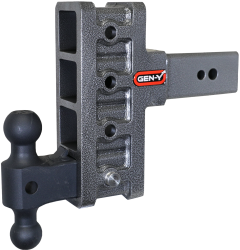 Gen Y Hitch - Mega Duty 3 Inch Offset Shank 3 Inch Rise, 6 Inch Drop 3.5K TW 32K Hitch & GH-0161 Dual-Ball Gen Y Hitch - Image 1