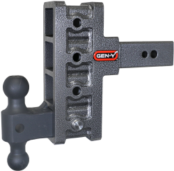 Gen Y Hitch - Mega Duty 2.5 Inch Offset Shank 3 Inch rise, 6 Inch Drop 3.5K TW 32K Hitch & GH-0161 Dual-Ball Gen Y Hitch - Image 1