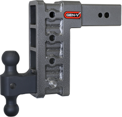 Gen Y Hitch - Mega Duty 3 Inch Shank 9 Inch Drop 3.5K TW 32K Hitch & GH-0161 Dual-Ball Gen Y Hitch - Image 1