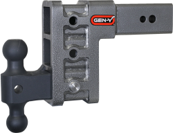 Mega Duty 3 Inch Shank 6 Inch Drop 3.5K TW 32K Hitch & GH-0161 Dual-Ball Gen Y Hitch