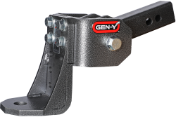 Gen Y Hitch - Glyder Torsion Flex 2 Inch Shank 6 Inch drop .4K .7K TW 7K Hitch & Ball Platform with 1 Inch Diameter Mounting Hole Gen Y Hitch - Image 6