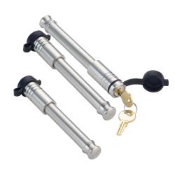 Gen Y Hitch - 3 Pack Mixed (2) 5/8 Inch x 3-5/8 Inch Span Hitch Locks & (1) 5/8 Inch x 3-1/8 Inch Span 2.5 Inch Receiver Lock Fitment: Mega Duty 21K Gen Y Hitch - Image 4