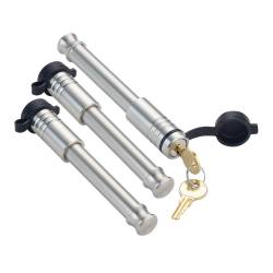Gen Y Hitch - 3 Pack Mixed (2) 5/8 Inchx 3-1/8 Inch Span Hitch Locks & (1) 5/8 Inch x 3-1/8 Inch Span 2.5 Inch Receiver Lock 6 Keys Included Fitment: Phantom 5K Phantom X 7K & 16K Mega Duty 10K & 16K Boss 10K & 16K Glyder 7K Gen Y Hitch - Image 2