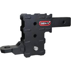 Phantom Standard 2 Inch Shank Plate style Ball Platform with 1 Inch Diameter Mounting Hole .5K TW 5K Towing Gen Y Hitch