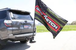 2 Inch Extended Shank GEN-Y Flag Pole (specifically for vehicles with tire on the back when this is being used directly in the receiver) Gen Y Hitch