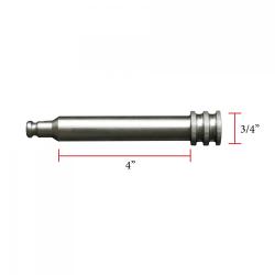 3/4 Inchx4 Inch Pin for Bolt Locks, Pin Only Gen Y Hitch