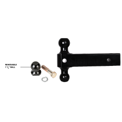 2.5 Inch Shank 21K Extended Dual-Ball Mount 12 Inch length Gen Y Hitch