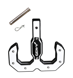 Gen Y Hitch - Hulk 2.0 16K Tow Hook 2 Inch Shank Black/White with GH-099 Pin & GH-011 Clip Gen Y Hitch - Image 2
