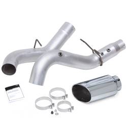 Banks Power - Monster Exhaust System 5-inch Single Exit Chrome Tip 2017- 2019 Chevy/GMC 2500/3500 Duramax 6.6L L5P Banks Power - Image 2