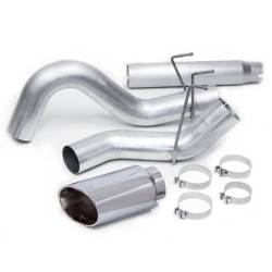 Banks Power - Monster Exhaust System 5-inch Single S/S-Chrome Tip for 10-12 Ram 2500/3500 Cummins 6.7L CCSB CCLB MCSB Banks Power - Image 2