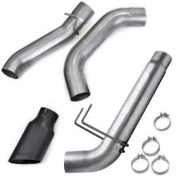 Banks Power - Monster Exhaust System for 19-24 Ram 2500/3500 6.7L Cummins Mega Cab Short Bed (SRW) Cerakote Black Tip Banks Power - Image 2