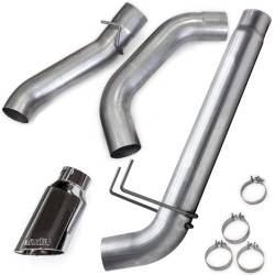Banks Power - Monster Exhaust System for 19-24 RAM 2500/3500 6.7L Cummins Crew Cab Long Bed (SRW) Chrome-Plated Stainless Tip Banks Power - Image 2