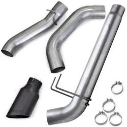 Banks Power - Monster Exhaust System for 19-24 Ram 2500/3500 6.7L Cummins Crew Cab Long Bed (SRW) Cerakote Black Tip Banks Power - Image 2