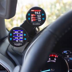 Banks Power - Dual Gauge Pod Kit 52mm Sticky Base Suction Mount iDash 1.8 and 52mm (2-1/16 inch) gauges Banks Power - Image 2