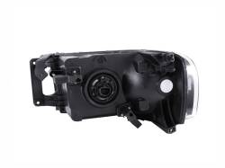 ANZO USA - Headlight Set Crystal Clear Lens Black Housing Pair Dodge Ram 1500 2002-2005, 2500/3500 2003-2005 ANZO USA - Image 2