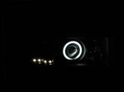 ANZO USA - Headlight Set Projector w/Halo Clear Lens Black Housing Pair CCFL Does Not Fit 99-01 Ram Models With Sport Package Dodge Ram 1500 1997-2001, Dodge Ram 2500/3500 1994-2002 ANZO USA - Image 3