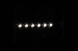 ANZO USA - Headlight Set Crystal Clear Lens Chrome Housing Pair w/1 Pc. LED Not For Use W/Sealed Beam Headlights Does Not Fit F-250 Light Duty Or Sealed Beam Models Ford Excursion 2000-2004, Ford F-250/F-350/F-450/F-550 Super Duty 1999-2004 ANZO USA - Image 3
