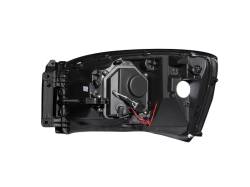 ANZO USA - Headlight Set Projector w/Halo Clear Lens Black Housing Pair Dodge Ram 1500 2006-2008, 2500/3500 2006-2009 ANZO USA - Image 2