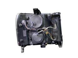 ANZO USA - Headlight Set Projector Clear Lens Black Housing Pair W/U-Bar Does Not Fit Models With Factory HID Bulbs GMC Sierra 1500 2007-2013, 2500 HD/3500 HD 2007-2014 ANZO USA - Image 2