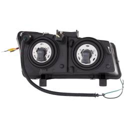 ANZO USA - Headlight Set Projector W/U-Bar Projector Clear Lens Black Housing Pair Does Not Fit Avalanche Models With Body Cladding Chevrolet Avalanche 1500/Avalanche/Avalanche Silverado 2500 2003-2006, Chevrolet Silverado 1500/1500 HD/2500 HD/3500 2003-2007 ANZO US - Image 2