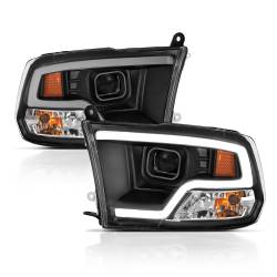ANZO USA - Projector Headlights Plank Style Design BlackRam 1500/2500/3500 2011-2018 ANZO USA - Image 2