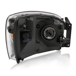 ANZO USA - Crystal Headlight Black Amber Dodge Ram 1500/2500/3500 2006-2008 ANZO USA - Image 2