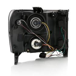 ANZO USA - Crystal Headlight Black Amber GMC Sierra 1500/2500 HD/3500 HD 2007-2013 ANZO USA - Image 2