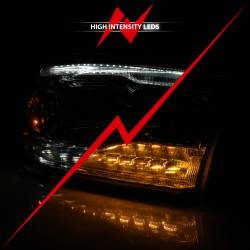 ANZO USA - Projector Headlights Chrome Housing W/SwitchbackRam 1500/2500/3500 2011-2018 ANZO USA - Image 6
