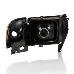 ANZO USA - Headlight Set Crystal Headlights Chrome Housing Clear Lens W/Corner Lights Pair (OE Replacement) Dodge Ram 1500/2500/3500 1994-2001 ANZO USA - Image 2