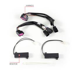 ANZO USA - Dual Square LED Projector Headlights Sequential Light Bar Switchback Signal Black Housing Clear Lens Pair Ram 1500/2500/3500 2009-2018 ANZO USA - Image 7