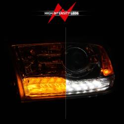 ANZO USA - Projector Headlights Plank Style Switchback+sequential Chrome Housing Clear Lens PairRam 1500/2500/3500 2011-2018 ANZO USA - Image 6