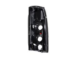 ANZO USA - Tail Light Set Clear Lens Black Housing 3D Style Pair Chevy/GMC/Cadillac Trucks/SUVs 1988-2000 ANZO USA - Image 2