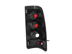 ANZO USA - Tail Light Set Clear Lens Black Housing Pair Does Not Fit 3500 Series Or Stepside Models Chevrolet Silverado 1500/1500 HD/2500 HD/3500 2003-2007, 2500 2003-2006 ANZO USA - Image 2