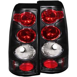 Tail Light Set Clear Lens Black Housing Pair Does Not Fit 3500 Series Or Stepside Models Chevrolet Silverado 1500/2500 1999-2002, 1500 HD/2500 HD/3500 2001-2002, GMC Sierra 1500 1999-2007, 1500 HD/2500 HD 2001-2007, 2500 1999-2004 ANZO USA