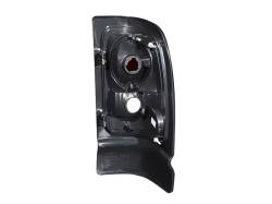 ANZO USA - Tail Light Set Clear Lens Black Housing Pair Dodge Ram 1500 1994-2001, 2500/3500 1994-2002 ANZO USA - Image 2